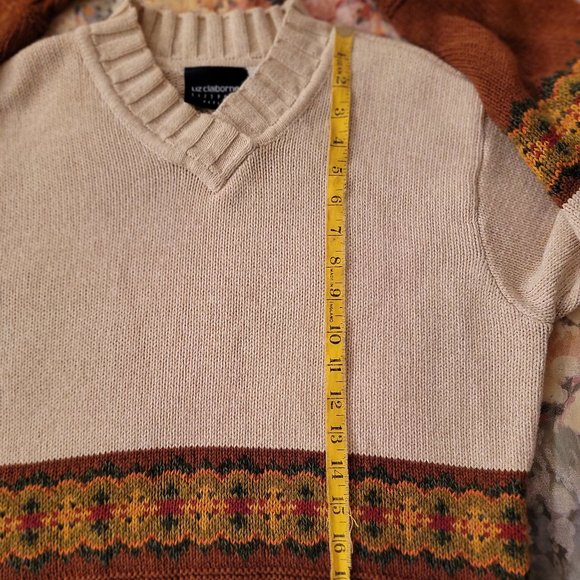 Liz Claiborne LizSport Cotton Sweater, Size PS - Picture 12 of 15